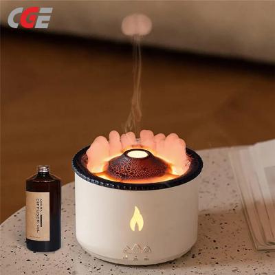 CGE-ADL-V19 300ml Essential Oil Diffuser with Flame Light Laelr Cool Mist Humidifier with 2 Mist Modes Timer