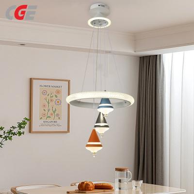 CGE-CY006 Adjustable Height Aluminum Hanging Light For Kitchen Island Living Room Bedroom Hallway