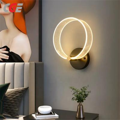 CGE-WL-S08 Wall Sconce Dimmable 10W Acrylic LED Wall Light for Living Room Bedroom Pathway 