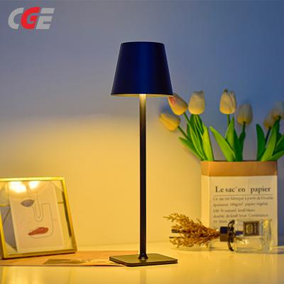 CGE-DEL-A02 Rechargeable Battery Touch Desk Lights Modern Minimalist Study Bedroom Bedside Light 